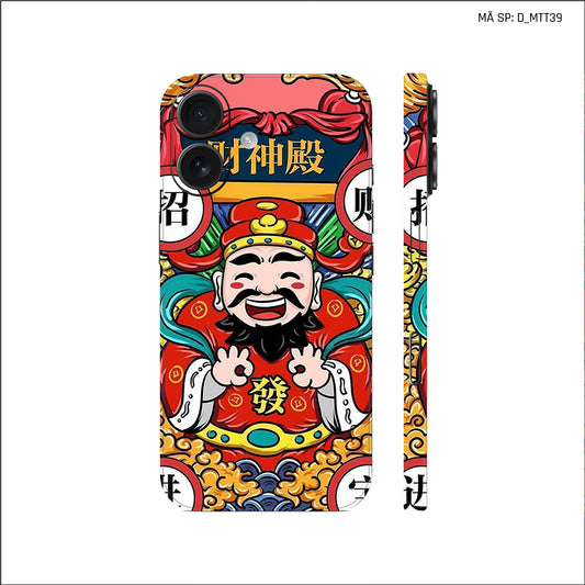 Dán Skin IPhone 17 Series Hình Mèo Thần Tài | D_MTT39