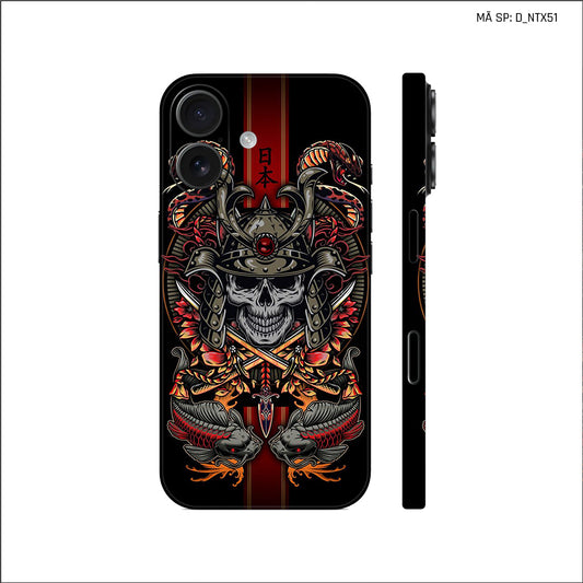 Dán Skin IPhone 17 Series Hình Nghệ Thuật Xăm | D_NTX51