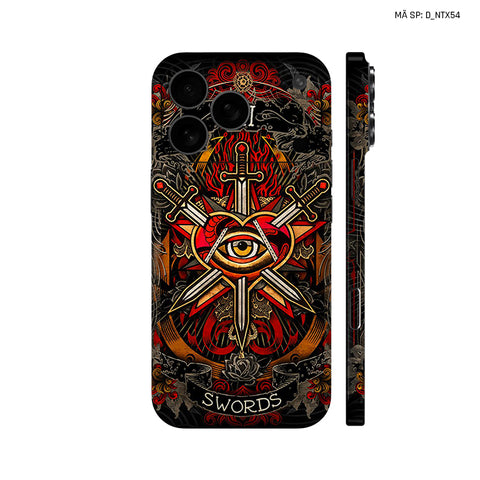 Dán Skin IPhone 17 Series Hình Nghệ Thuật Xăm | D_NTX54