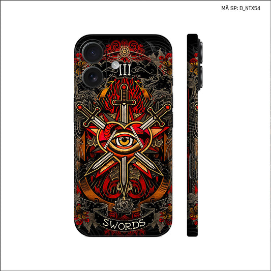 Dán Skin IPhone 17 Series Hình Nghệ Thuật Xăm | D_NTX54