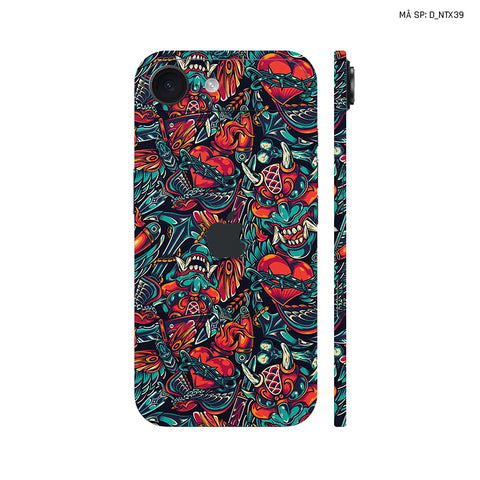Dán Skin IPhone 17 Series Hình Nghệ Thuật Xăm Pattern Họa Tiết | D_NTX39