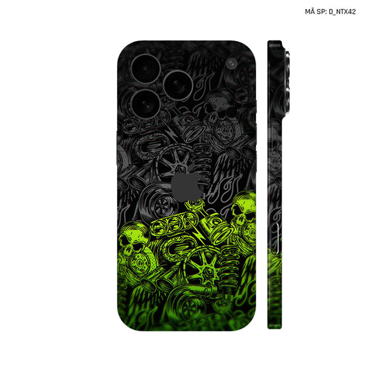 Dán Skin IPhone 17 Series Hình Nghệ Thuật Xăm Pattern Họa Tiết | D_NTX42