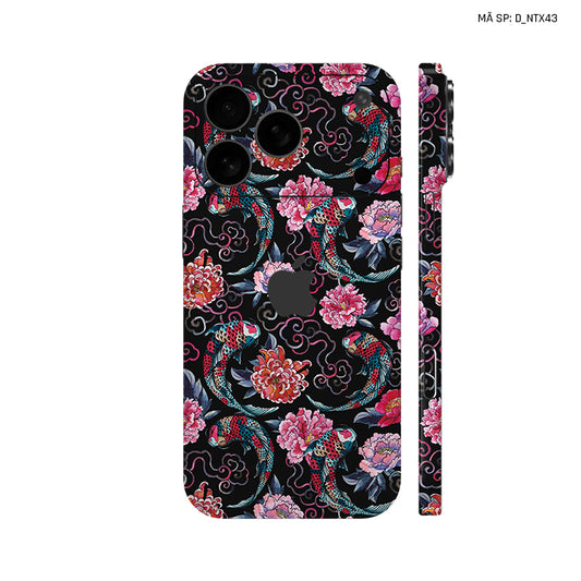 Dán Skin IPhone 17 Series Hình Nghệ Thuật Xăm Pattern Họa Tiết | D_NTX43