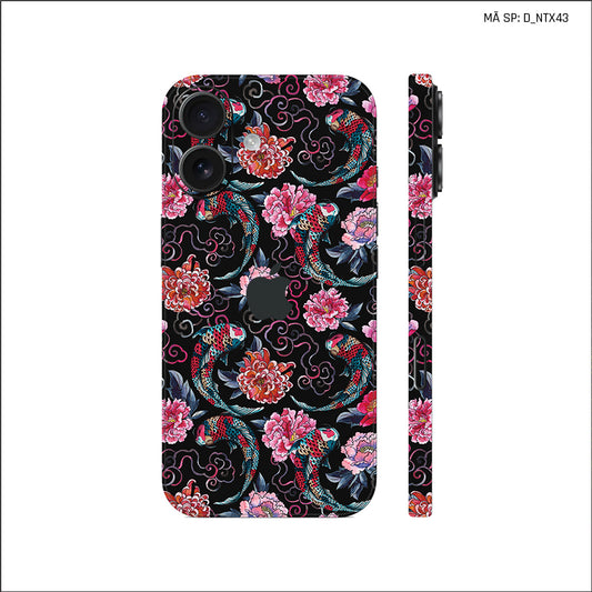 Dán Skin IPhone 17 Series Hình Nghệ Thuật Xăm Pattern Họa Tiết | D_NTX43