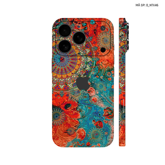 Dán Skin IPhone 17 Series Hình Nghệ Thuật Xăm Pattern Họa Tiết | D_NTX46