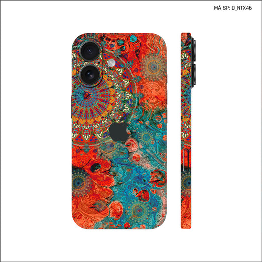 Dán Skin IPhone 17 Series Hình Nghệ Thuật Xăm Pattern Họa Tiết | D_NTX46