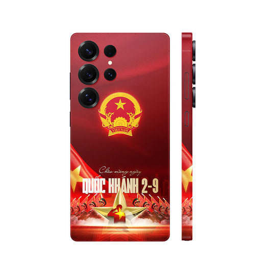 Dán Skin Galaxy S24 Series Hình Quốc Khánh 02-09 | Chủ Đề Việt Nam