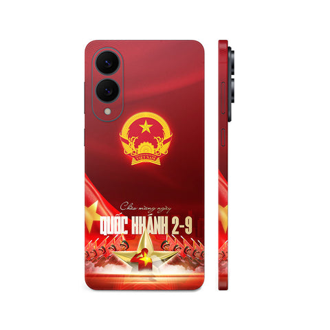 Dán Skin Galaxy S25 Series Hình Quốc Khánh 02-09 | Chủ Đề Việt Nam