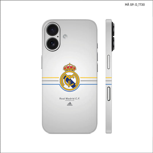 Dán Skin IPhone 17 Series Hình Real Madrid | D_TT30