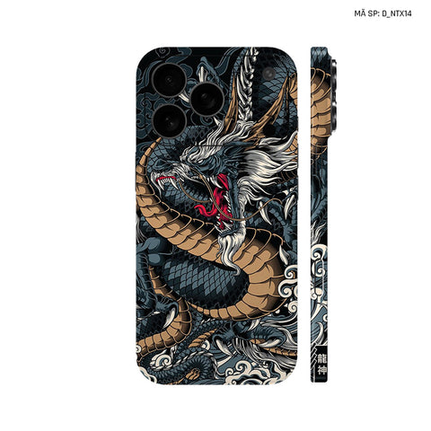 Dán Skin IPhone 17 Series Hình Nghệ Thuật Xăm Rồng | D_NTX14