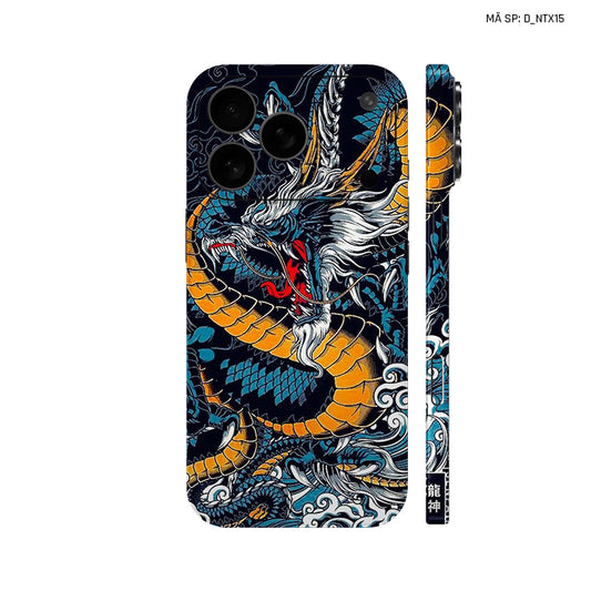 Dán Skin IPhone 17 Series Hình Nghệ Thuật Xăm Rồng | D_NTX15