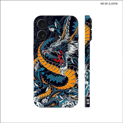 Dán Skin IPhone 17 Series Hình Nghệ Thuật Xăm Rồng | D_NTX15