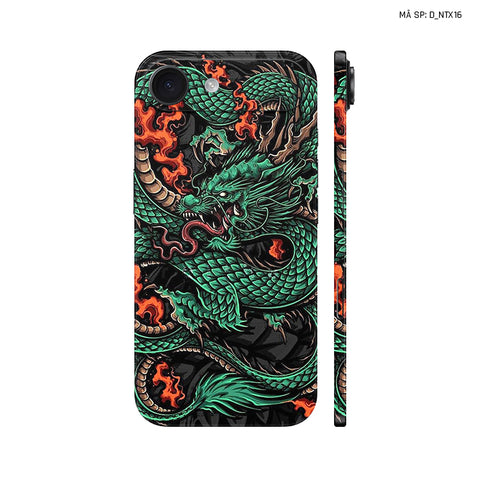Dán Skin IPhone 17 Series Hình Nghệ Thuật Xăm Rồng | D_NTX16