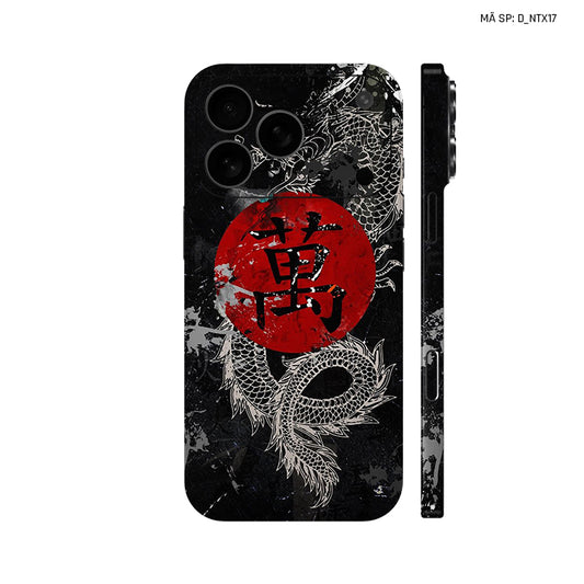 Dán Skin IPhone 17 Series Hình Nghệ Thuật Xăm Rồng | D_NTX17