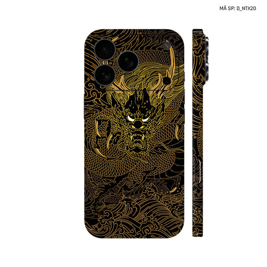 Dán Skin IPhone 17 Series Hình Nghệ Thuật Xăm Rồng | D_NTX20