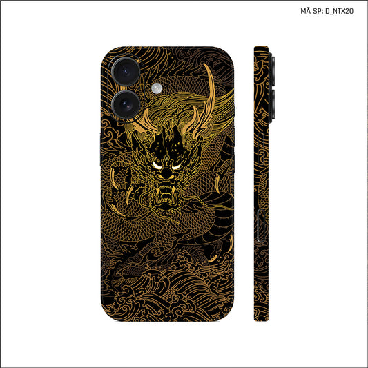Dán Skin IPhone 17 Series Hình Nghệ Thuật Xăm Rồng | D_NTX20