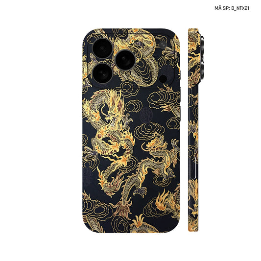 Dán Skin IPhone 17 Series Hình Nghệ Thuật Xăm Rồng | D_NTX21