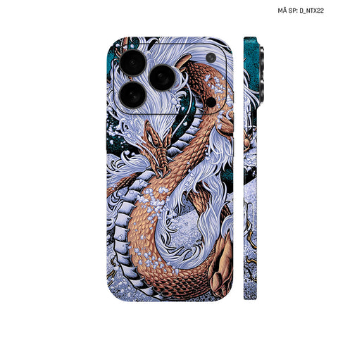 Dán Skin IPhone 17 Series Hình Nghệ Thuật Xăm Rồng | D_NTX22