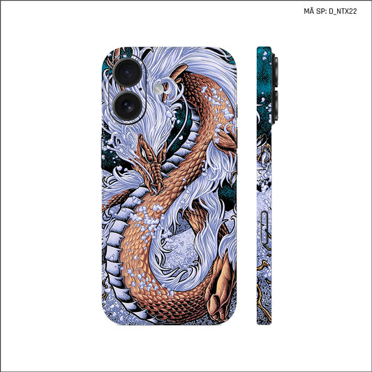 Dán Skin IPhone 17 Series Hình Nghệ Thuật Xăm Rồng | D_NTX22