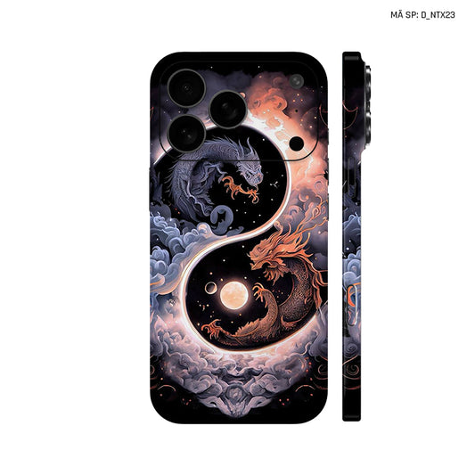 Dán Skin IPhone 17 Series Hình Nghệ Thuật Xăm Rồng | D_NTX23