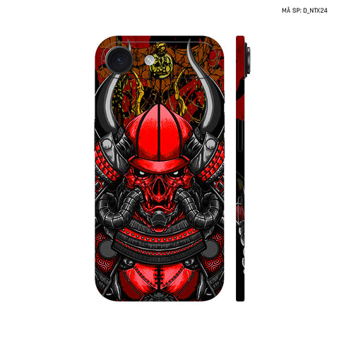 Dán Skin IPhone 17 Series Hình Nghệ Thuật Xăm Satan Samurai | D_NTX24