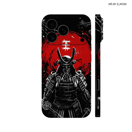 Dán Skin IPhone 17 Series Hình Nghệ Thuật Xăm Satan Samurai | D_NTX25