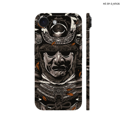 Dán Skin IPhone 17 Series Hình Nghệ Thuật Xăm Satan Samurai | D_NTX26