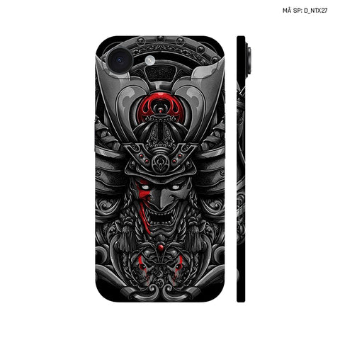 Dán Skin IPhone 17 Series Hình Nghệ Thuật Xăm Satan Samurai | D_NTX27