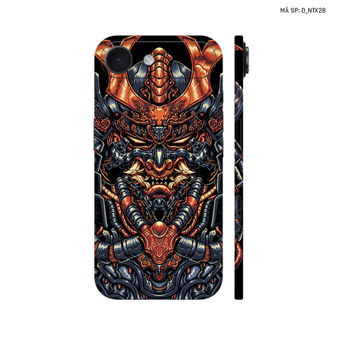 Dán Skin IPhone 17 Series Hình Nghệ Thuật Xăm Satan Samurai | D_NTX28