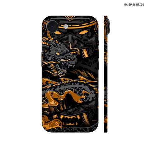 Dán Skin IPhone 17 Series Hình Nghệ Thuật Xăm Satan Samurai | D_NTX30