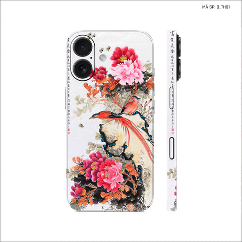 Dán Skin IPhone 17 Series Hình Thư Pháp | D_TH01
