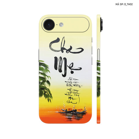 Dán Skin IPhone 17 Series Hình Thư Pháp | D_TH02