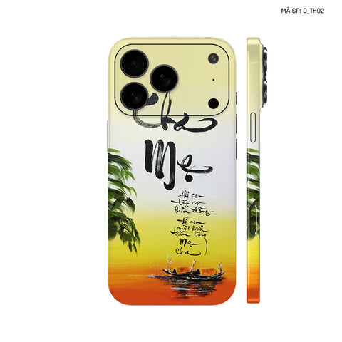 Dán Skin IPhone 17 Series Hình Thư Pháp | D_TH02