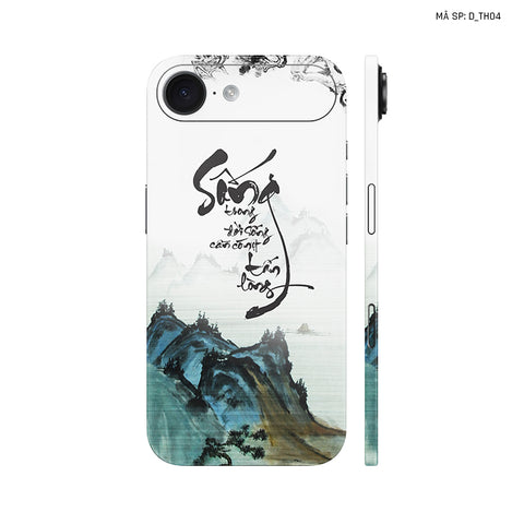 Dán Skin IPhone 17 Series Hình Thư Pháp | D_TH04