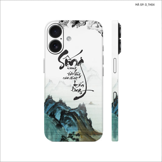 Dán Skin IPhone 17 Series Hình Thư Pháp | D_TH04