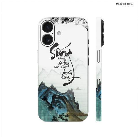 Dán Skin IPhone 17 Series Hình Thư Pháp | D_TH04