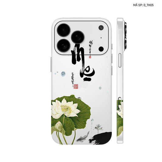 Dán Skin IPhone 17 Series Hình Thư Pháp | D_TH05