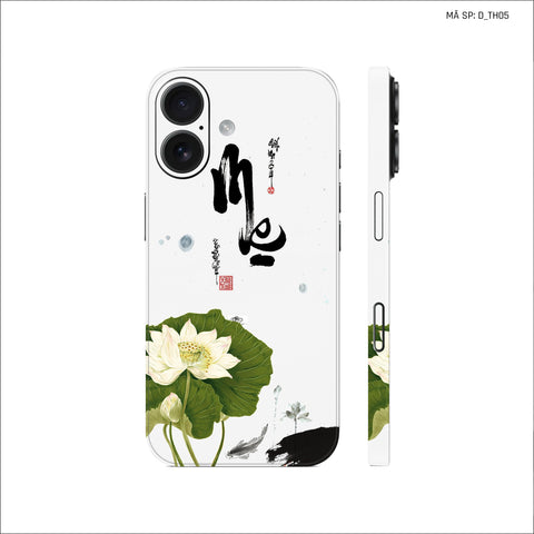 Dán Skin IPhone 17 Series Hình Thư Pháp | D_TH05