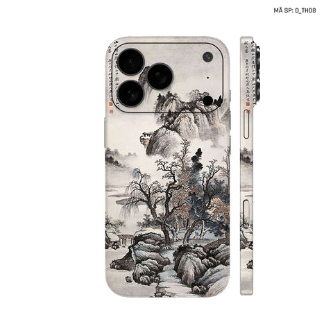 Dán Skin IPhone 17 Series Hình Thư Pháp | D_TH08