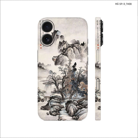 Dán Skin IPhone 17 Series Hình Thư Pháp | D_TH08