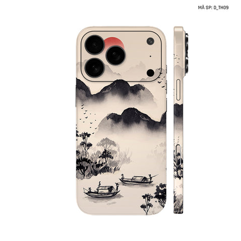 Dán Skin IPhone 17 Series Hình Thư Pháp | D_TH09