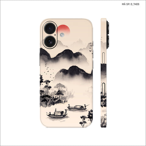 Dán Skin IPhone 17 Series Hình Thư Pháp | D_TH09