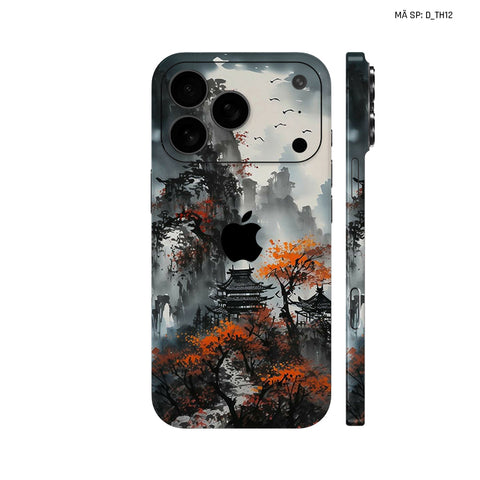 Dán Skin IPhone 17 Series Hình Thư Pháp | D_TH12