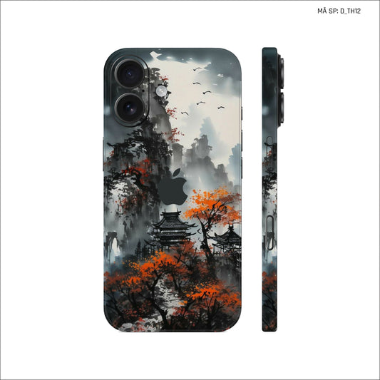 Dán Skin IPhone 17 Series Hình Thư Pháp | D_TH12