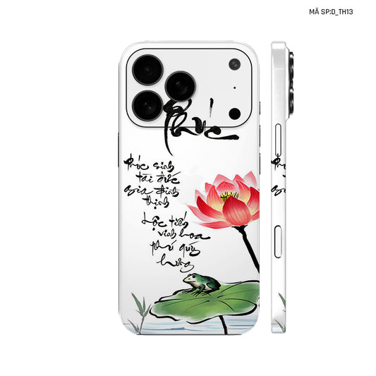 Dán Skin IPhone 17 Series Hình Thư Pháp | D_TH13