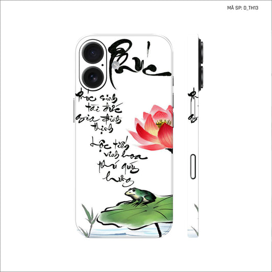 Dán Skin IPhone 17 Series Hình Thư Pháp | D_TH13