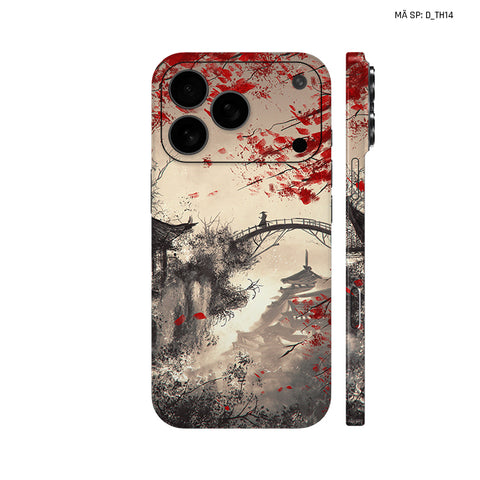 Dán Skin IPhone 17 Series Hình Thư Pháp | D_TH14
