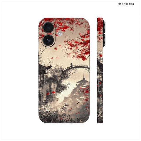 Dán Skin IPhone 17 Series Hình Thư Pháp | D_TH14