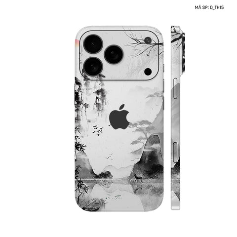 Dán Skin IPhone 17 Series Hình Thư Pháp | D_TH15