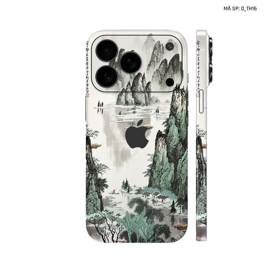 Dán Skin IPhone 17 Series Hình Thư Pháp | D_TH16